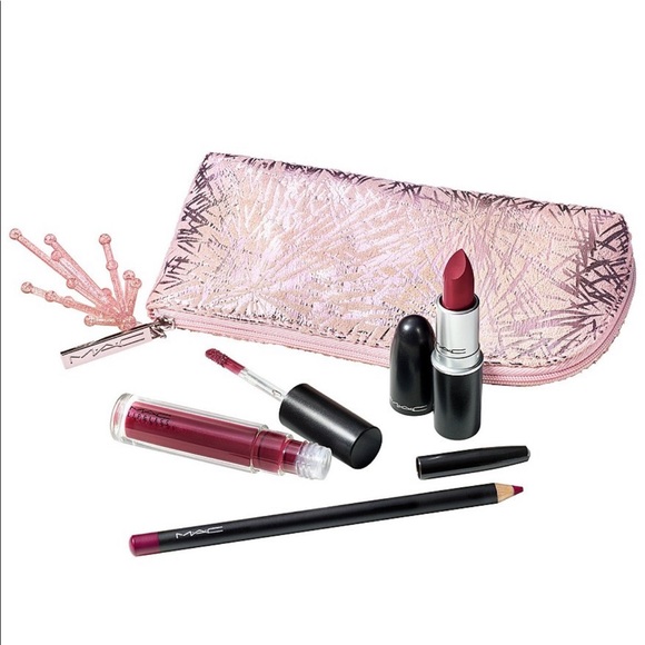 MAC Frosted Collection Firewerk It Lip Kits - Picture 1 of 4